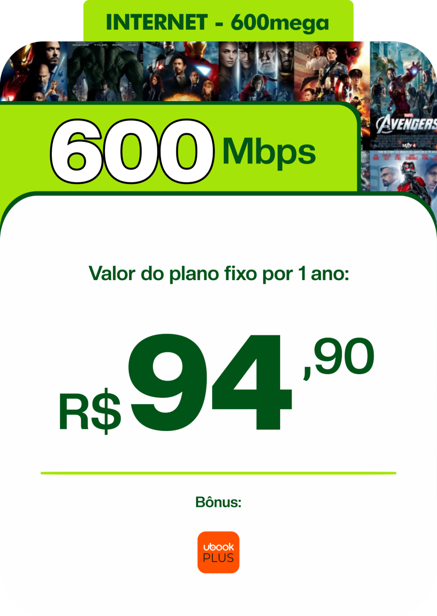 INTERNET - 600mega